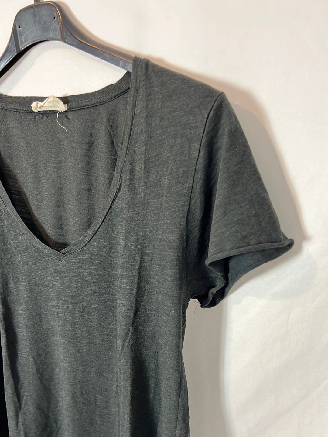 AMERICAN VINTAGE. Dark gray cotton T-shirt. TL