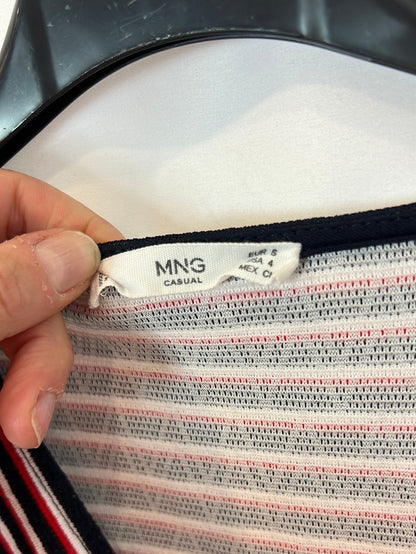 MANGO. Short striped stretch dress. TS