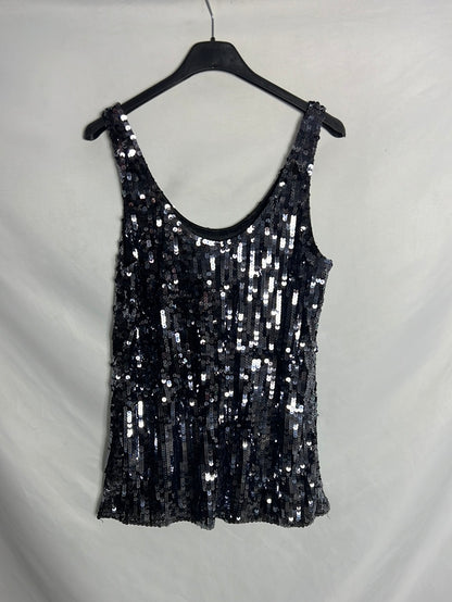 MAJE. Sequin top. T 0 (s/m) Tare