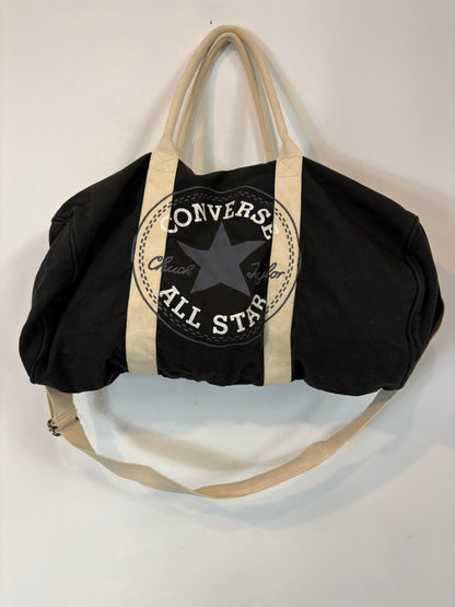 CONVERSE. Bolsa negra de viaje doble asa