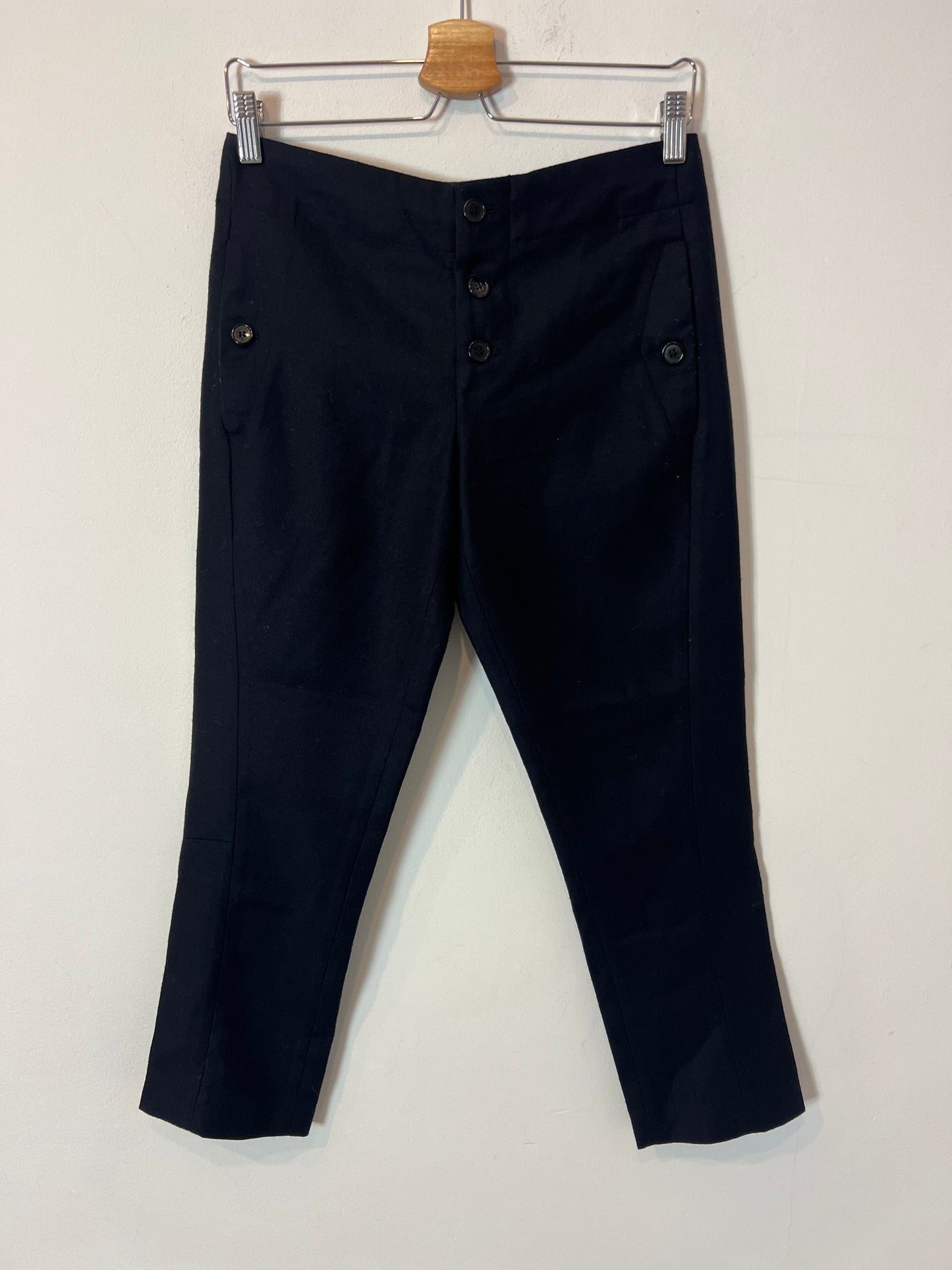 MARNI. Pantalón azul lana T.36