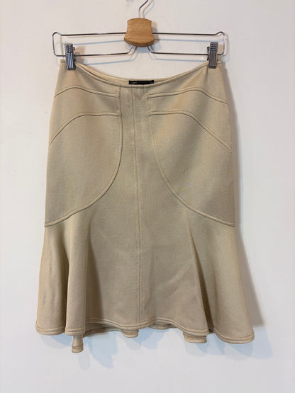 VERSACE. Falda elástica volante