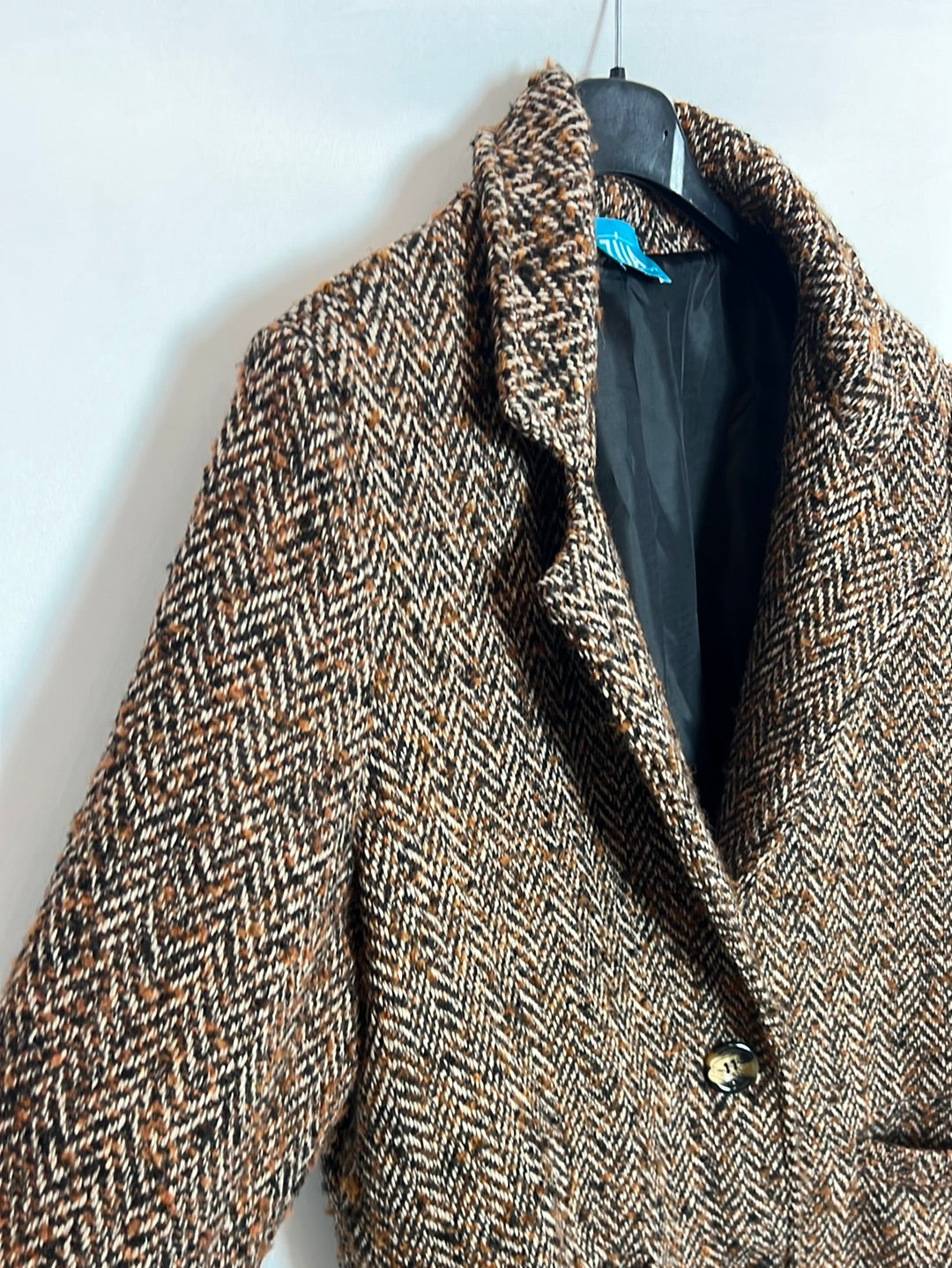 ZÚA. Herringbone coat in earth tones Tu(m)