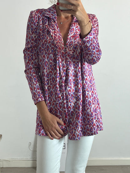 ATREZATÜRE. Blazer estampada rosas. T 40