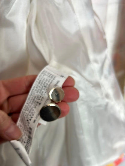 ZARA. Blazer textura flores. T M