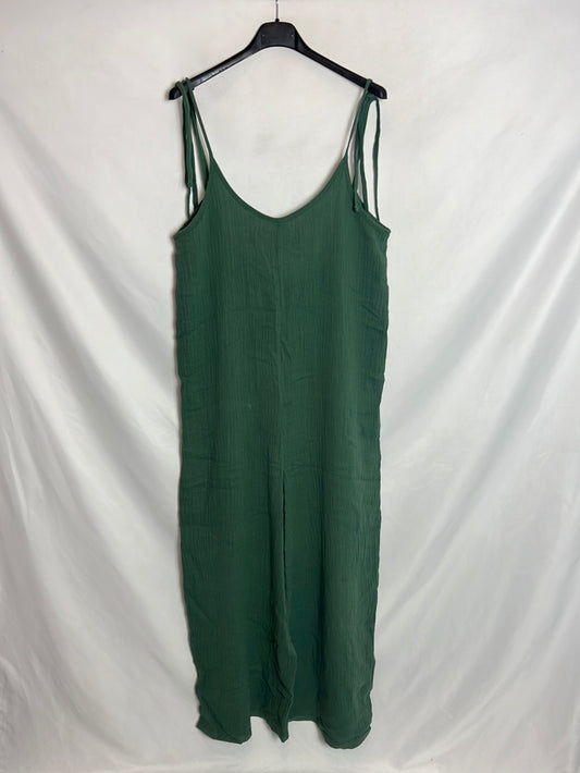 RENATTA&GO. Mono verde culotte textura. TU(M/L)