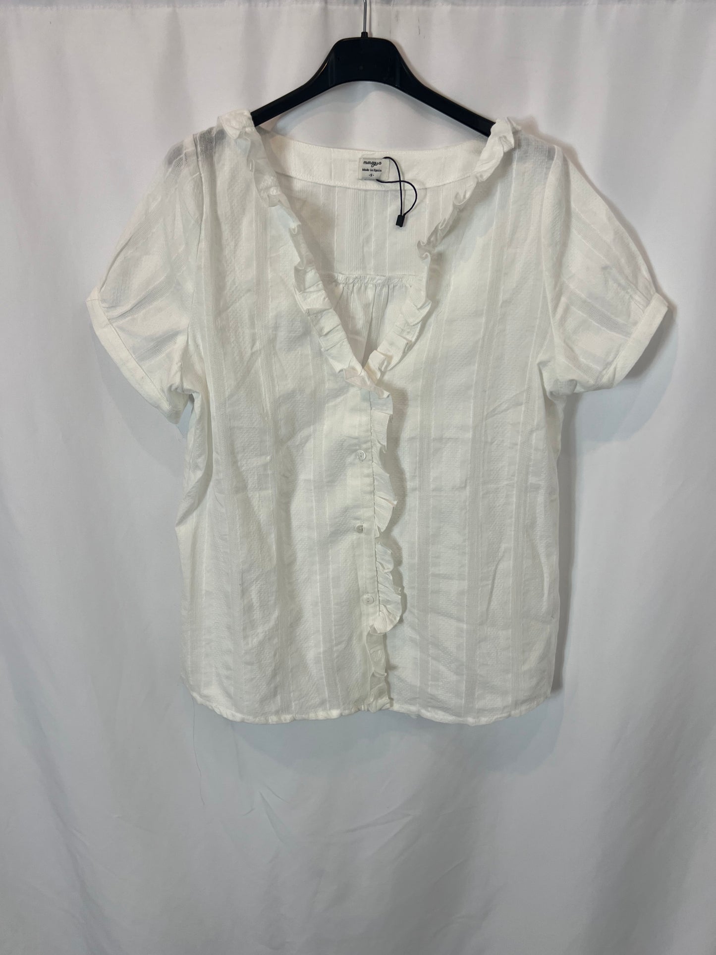 MAROGUA. Textured cotton blouse. TS