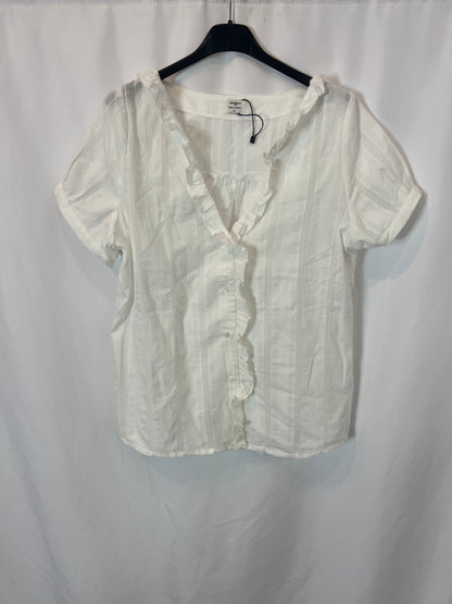 MAROGUA. Textured cotton blouse. TS