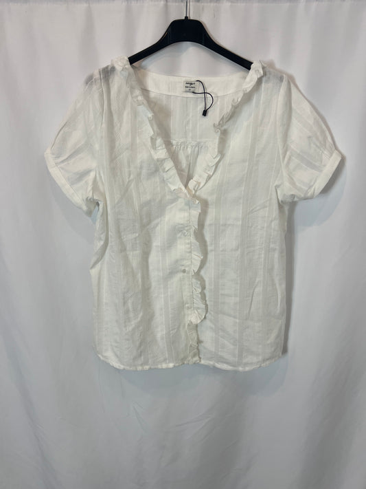 MAROGUA. Textured cotton blouse. TS