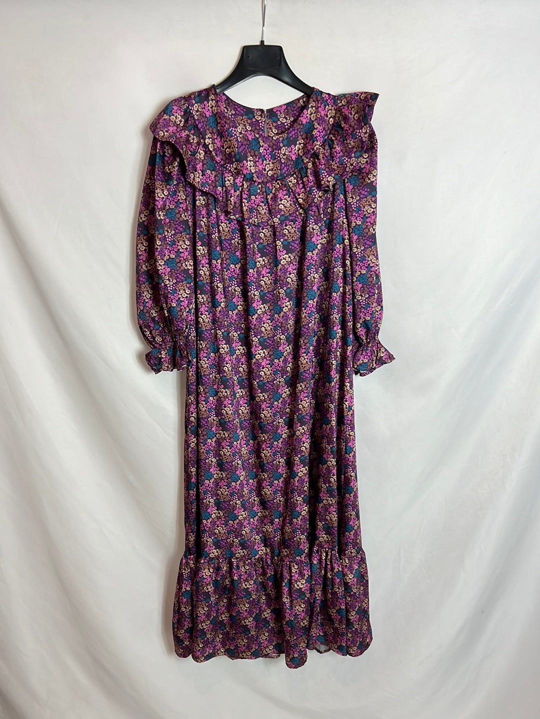 OTHERS. Purple floral dress Your(s)