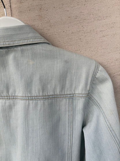 COOSY. Camisa denim azul claro