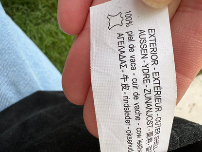 ZARA. Bolso negro piel shopper