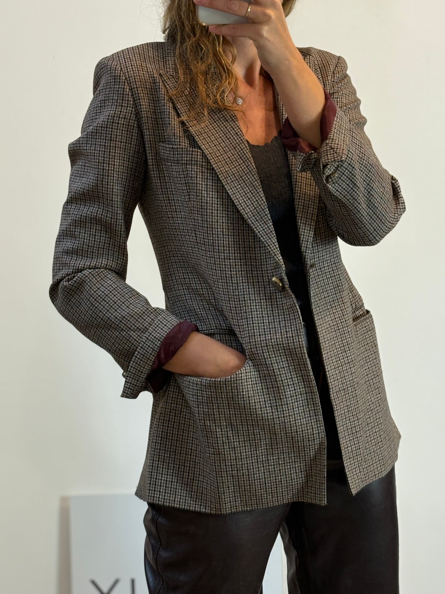 ZARA. Black stretch knit top. TL