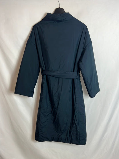 MANGO. Plumas azul cruzado. T XS