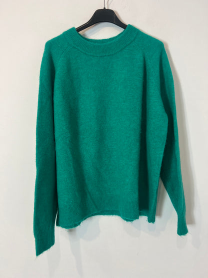 ZARA. Green sweater with wool and alpaca. TL