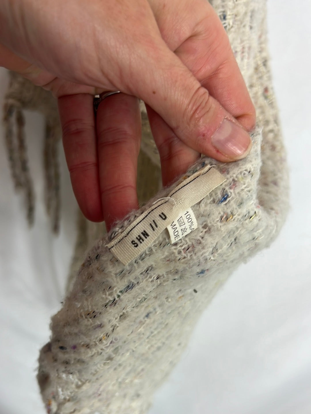 SHN. Bufanda jaspeada