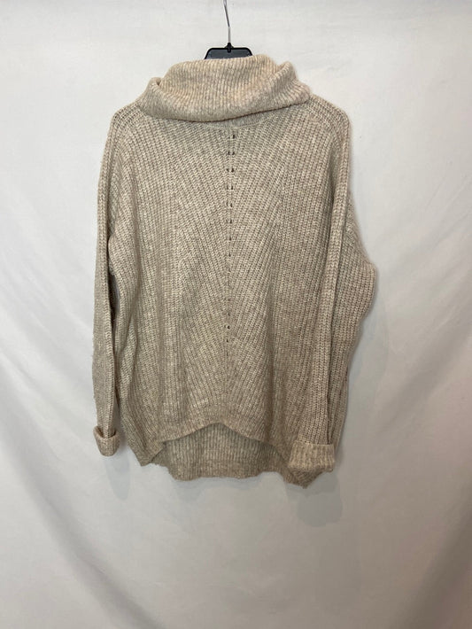 MANGO. Jersey beige jaspeado T.s