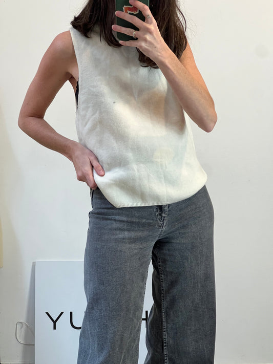 ZARA HOME. Top lana color crudo