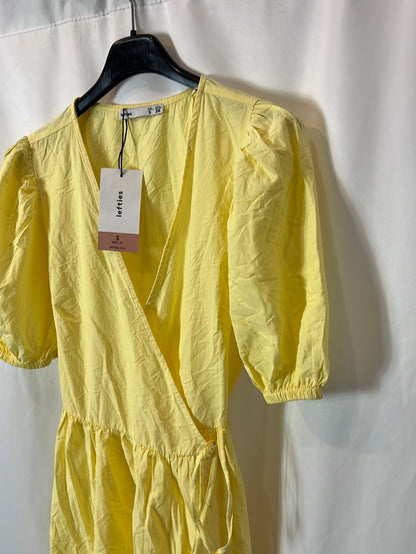 LEFTIES. Yellow Ts wrap dress