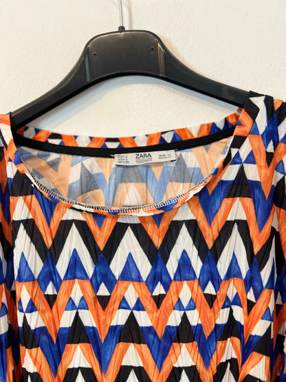 ZARA. Printed midi dress Ts