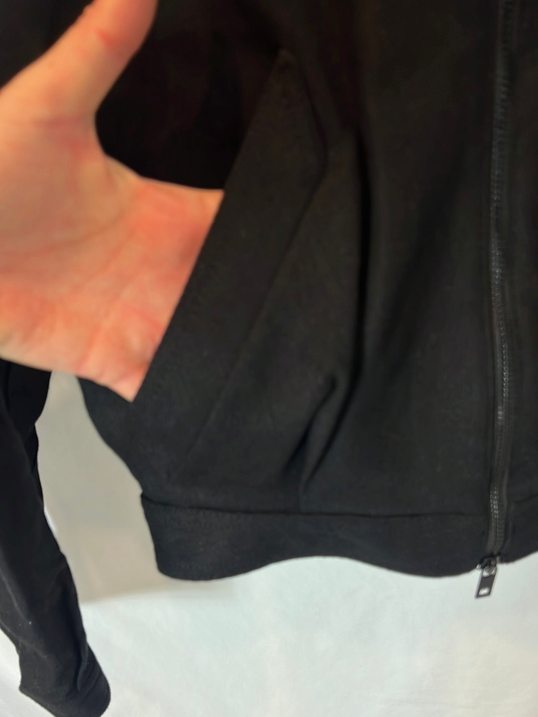 ZARA. Black studded denim jacket TM