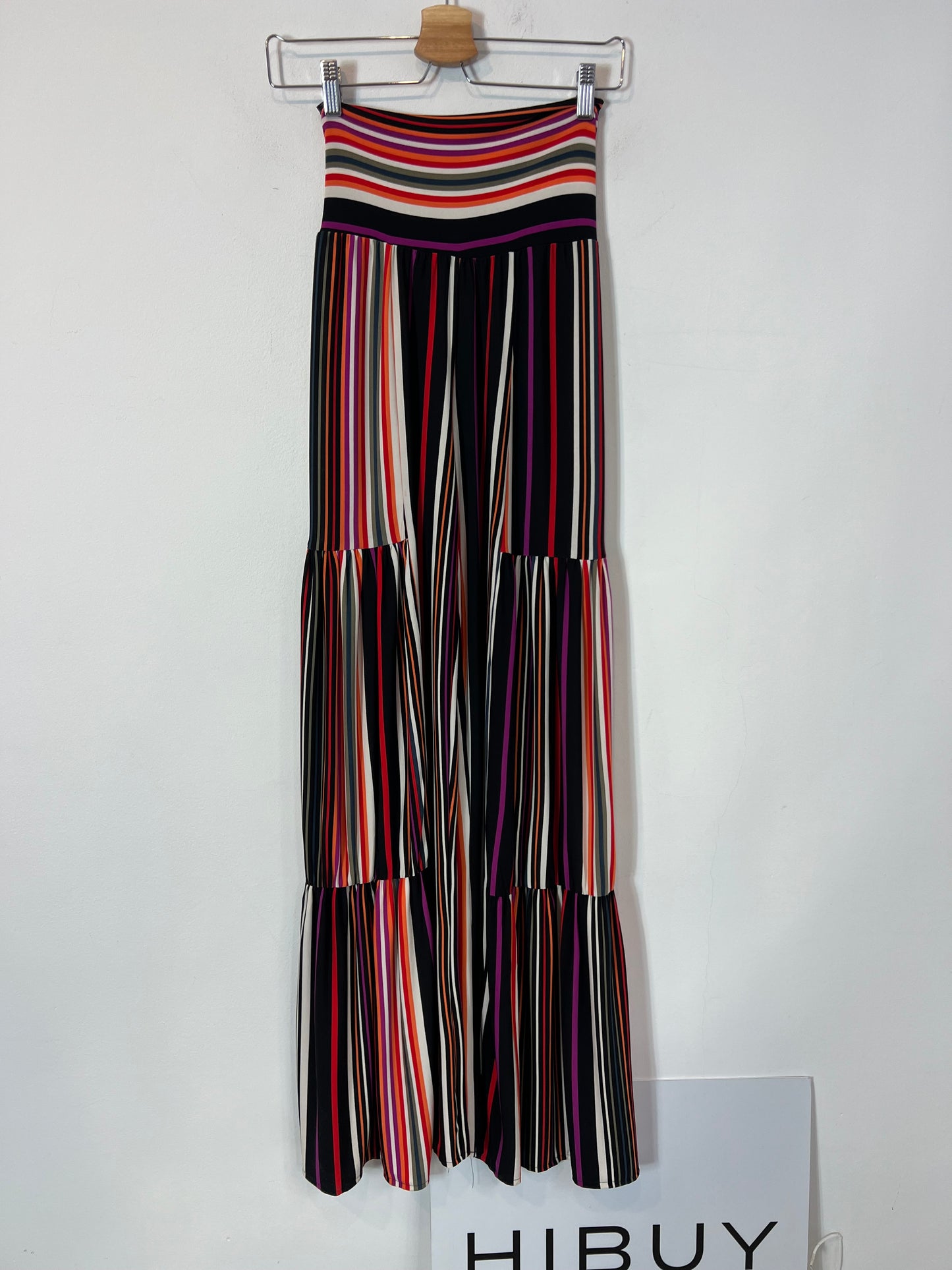 SIEMPREHAYALGO. Pantalones fluidos rayas. T M