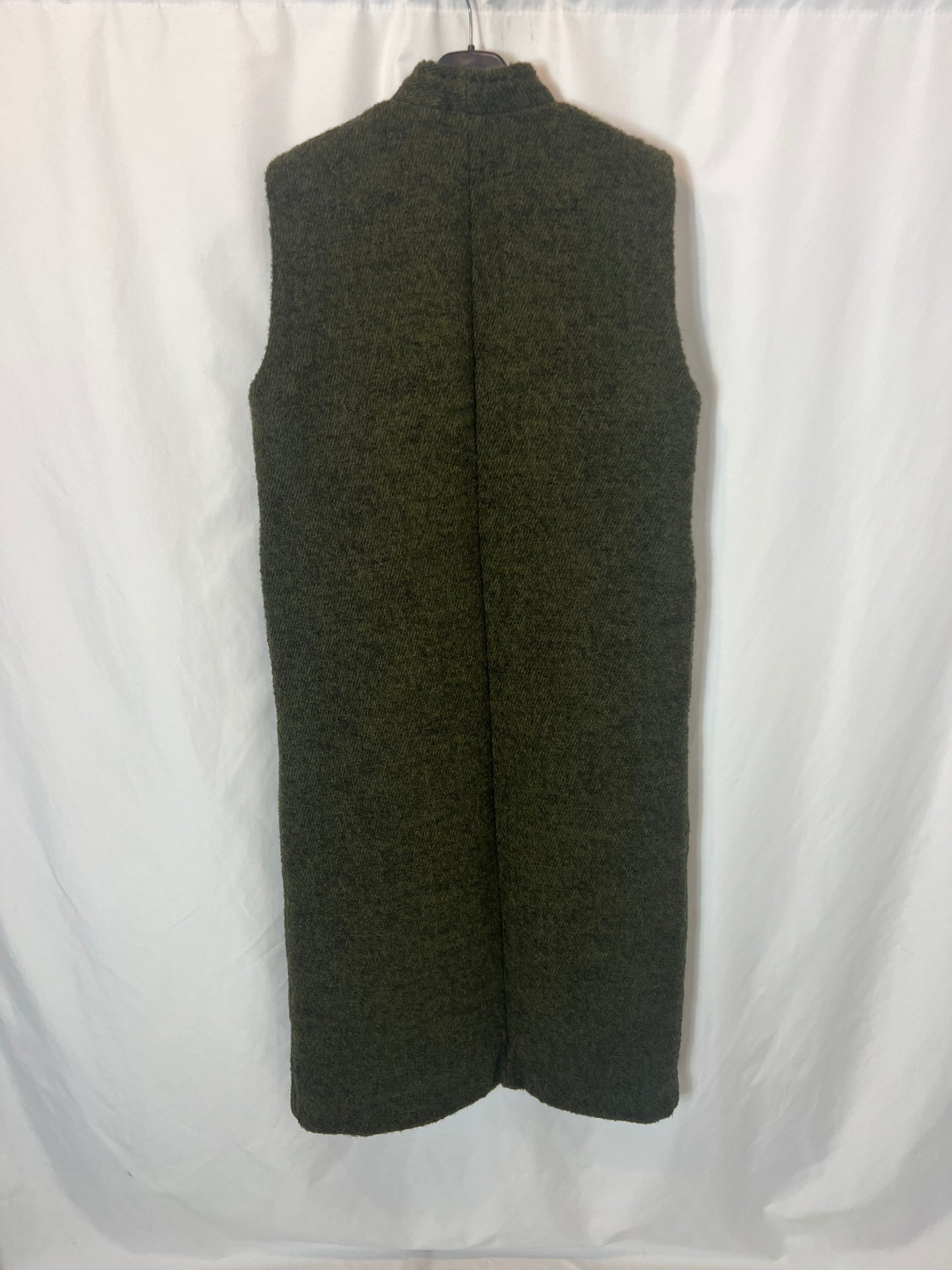 ZARA. Green wool vest. Size XS