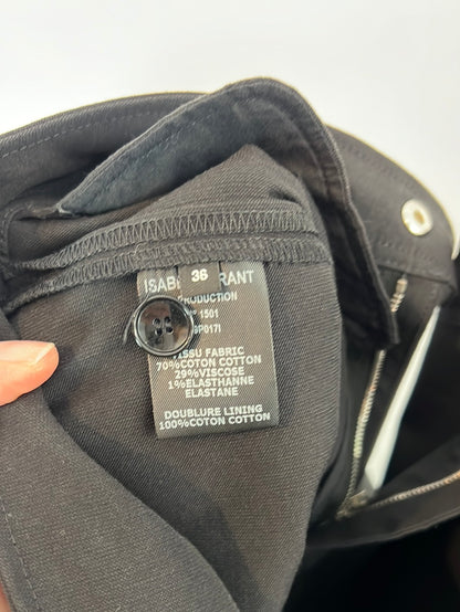 ISABEL MARANT. pantalón negro recto  T.36