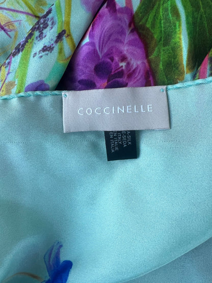 COCCINELLE. Pañuelo seda estampado