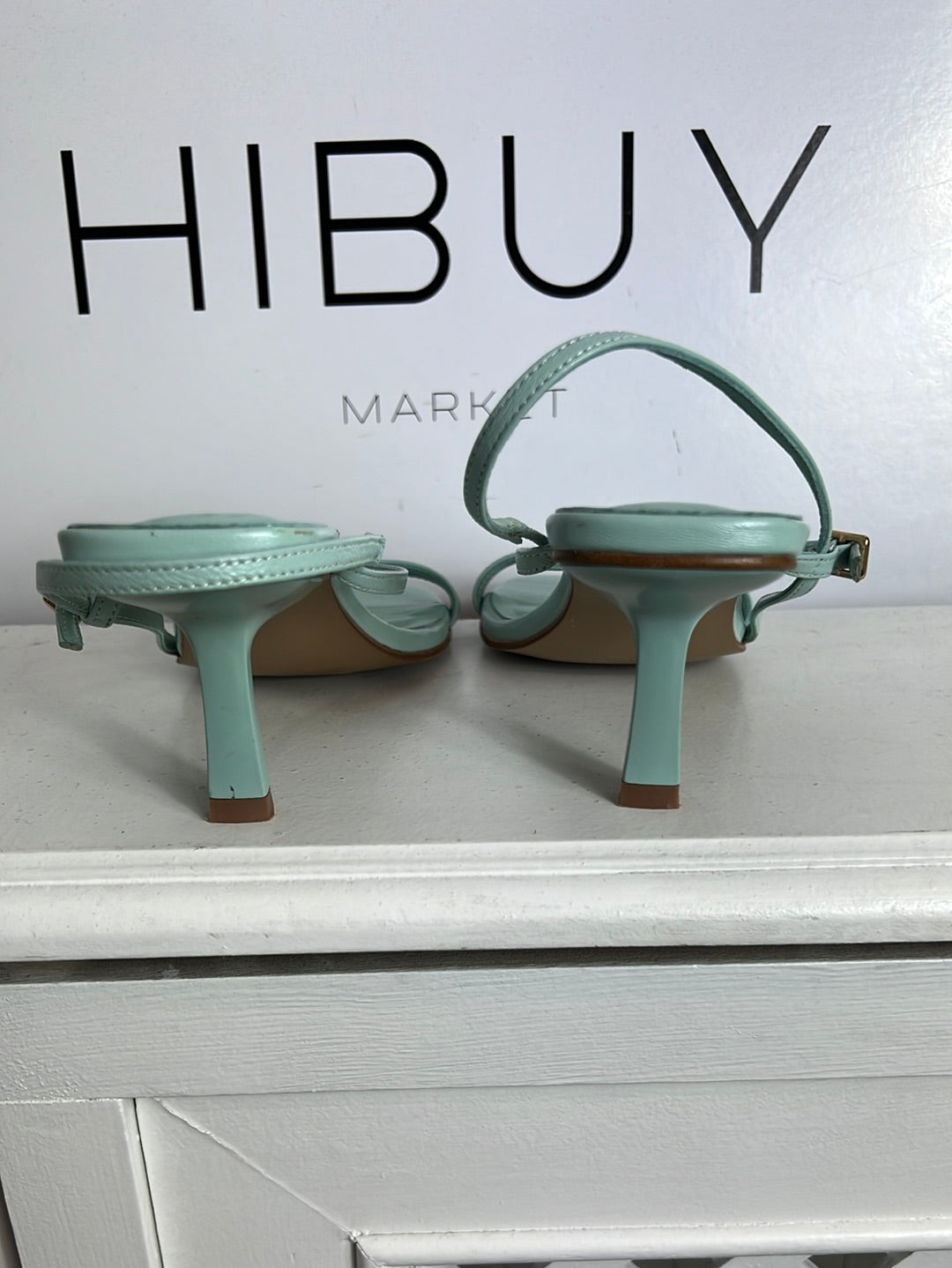 LOVERS + FRIENDS. Aqua blue sandal size 37