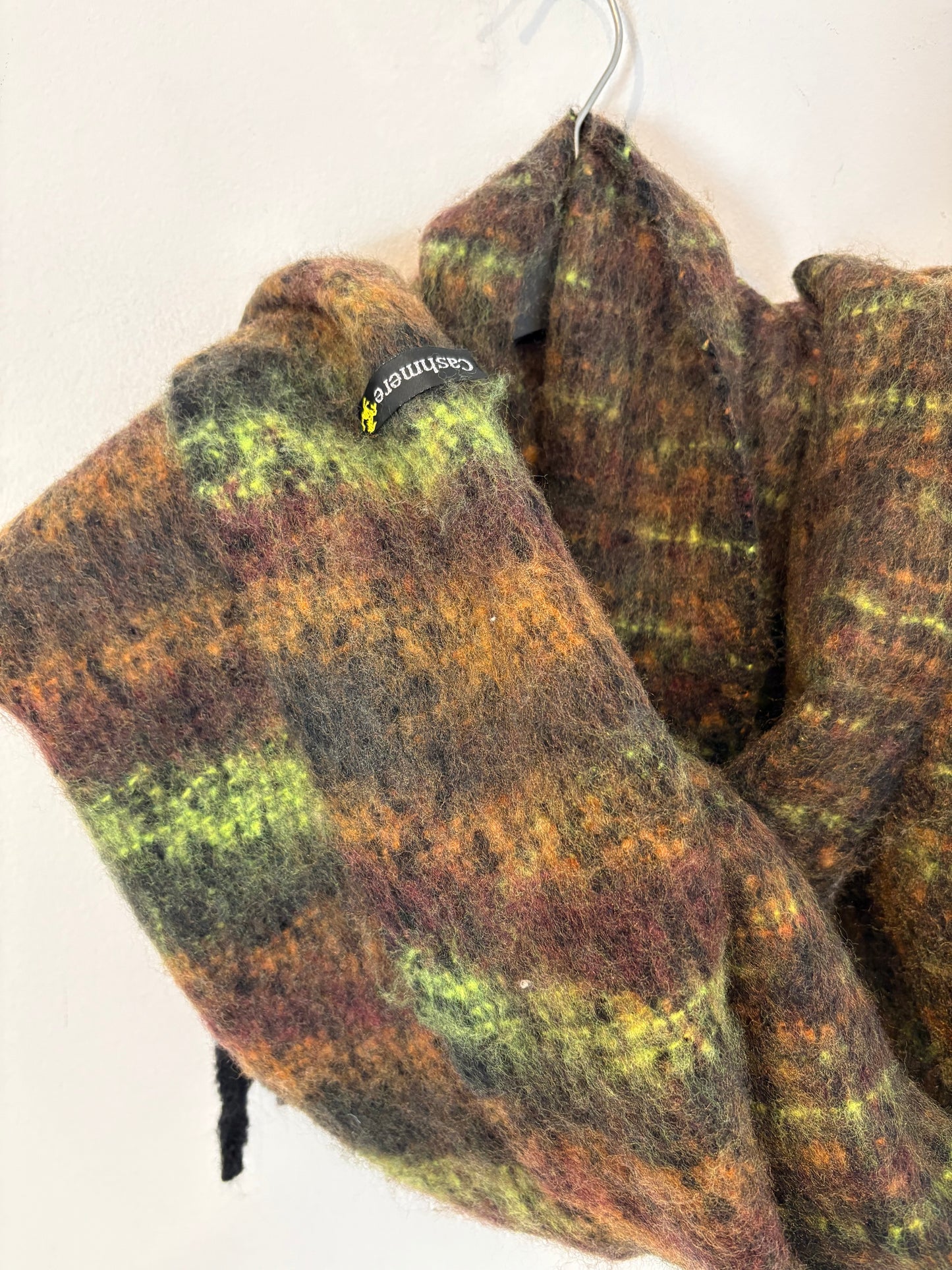 OTRAS. Bufanda cashmere cuadros