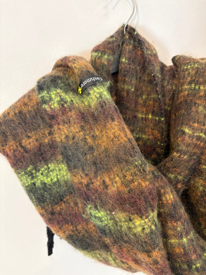 OTRAS. Bufanda cashmere cuadros