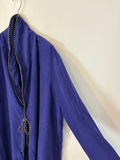 FORTE FORTE. Kimono largo seda morado