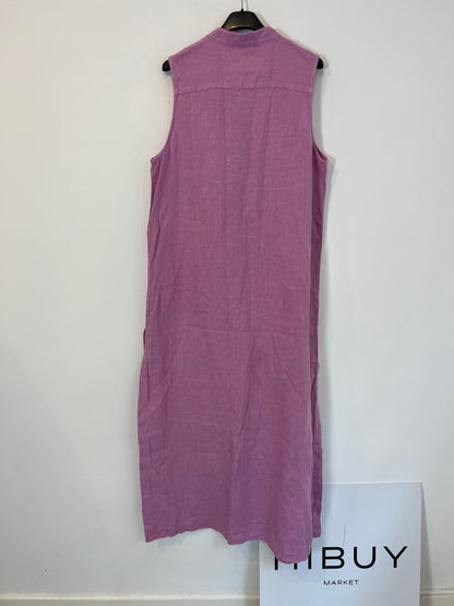 MR MOOD. Vestido malva lino  T.1(s)