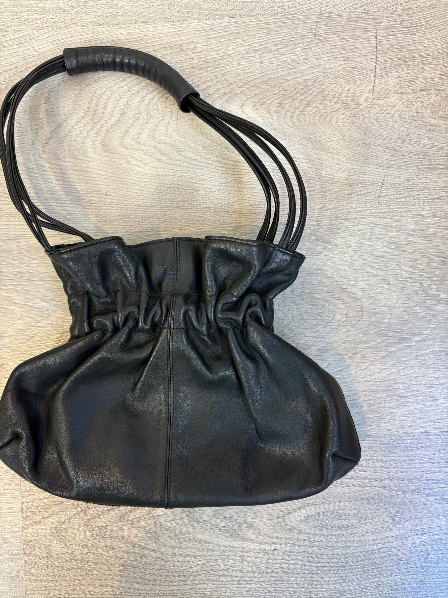 ZARA. Black stretch knit top. TL