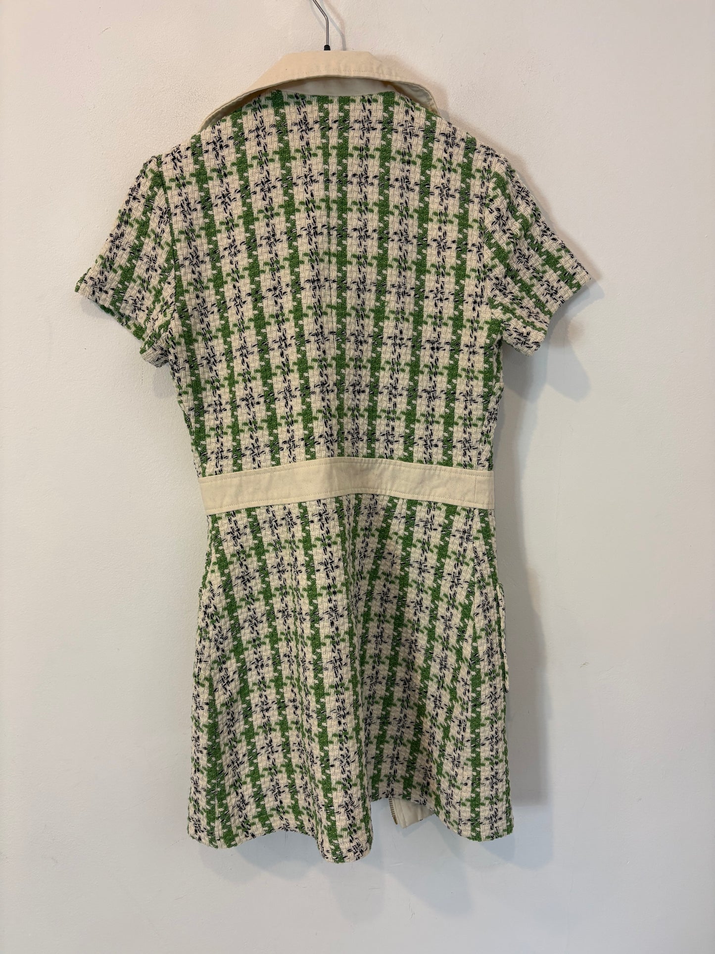 MANGO. Vestido tweed cremallera