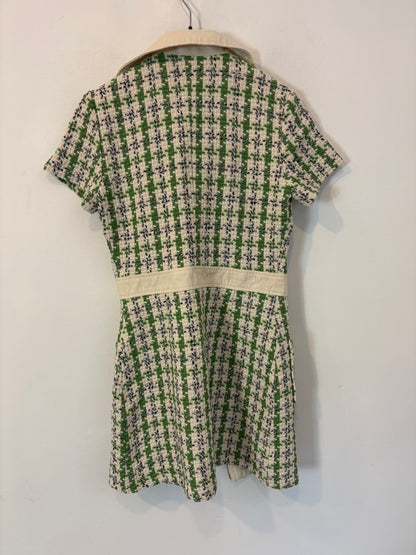 MANGO. Vestido tweed cremallera