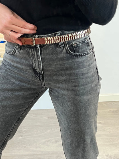 ESE O ESE. Cinturón piel rojizo. T M