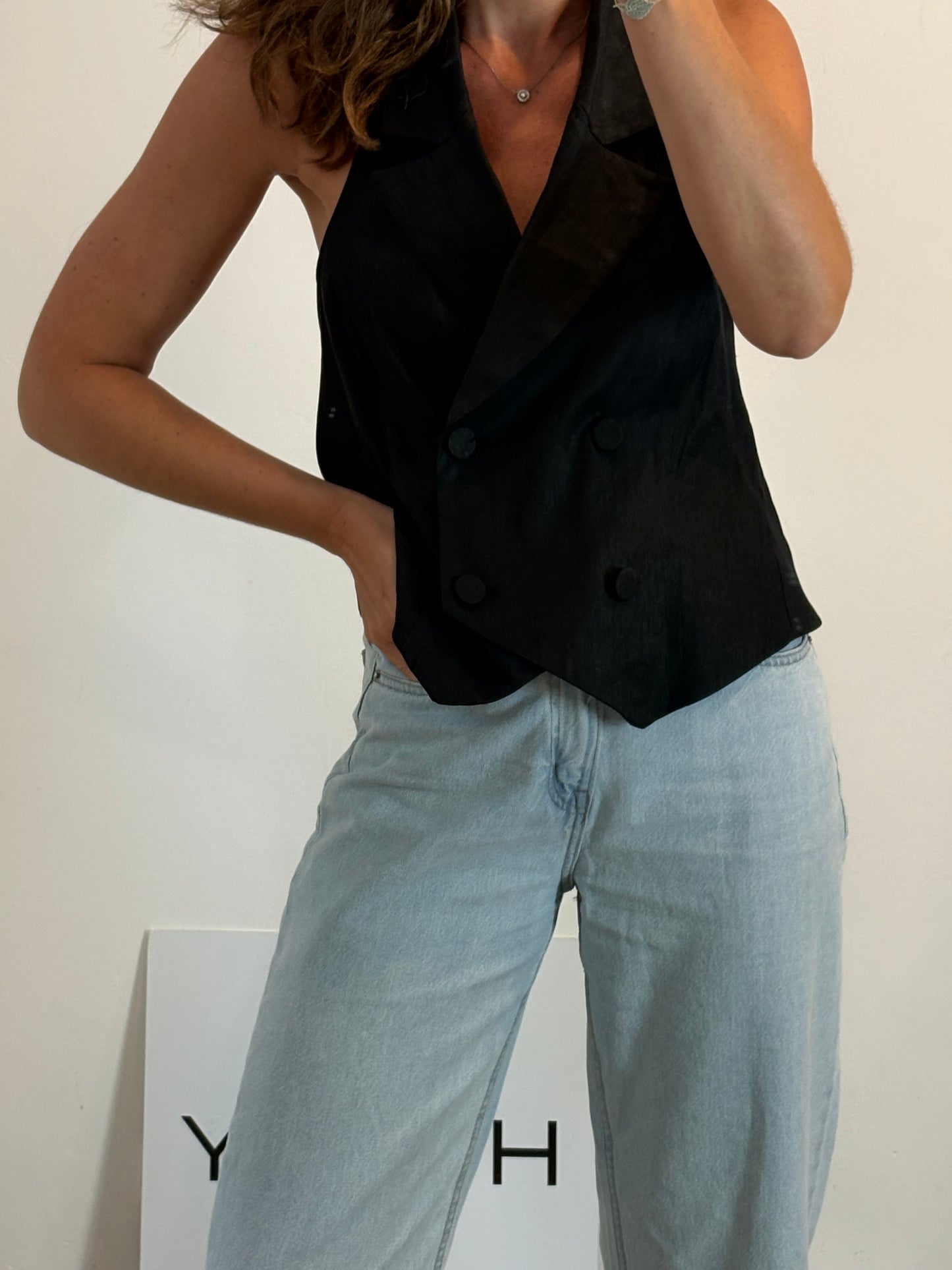 LPA. Chaleco cruzado espalda al aire. T M