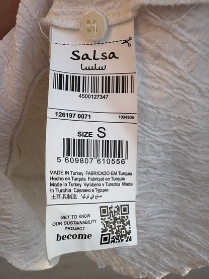 SALSA. Blusa textura cruzada