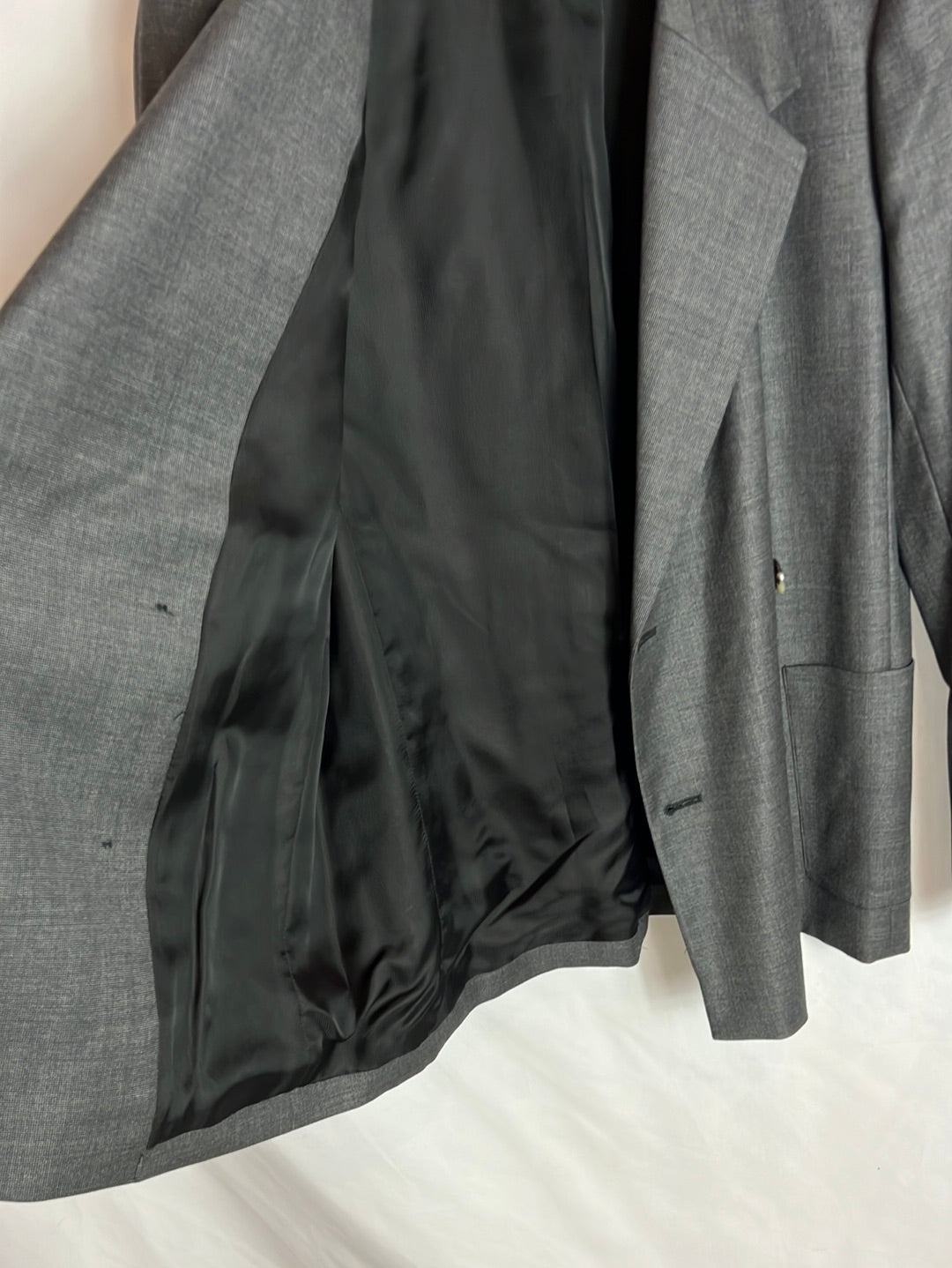 APC Blazer, Heather Grey, Wool. Size 36