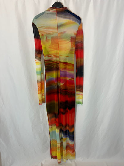 ZARA. Long mesh dress Ts