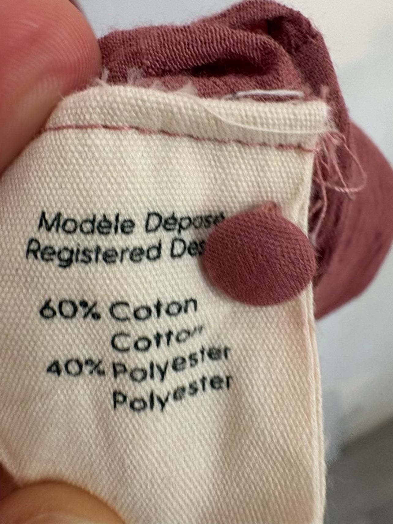 POLÍN ET MOI. Blusa fluida rosa oscuro detalles