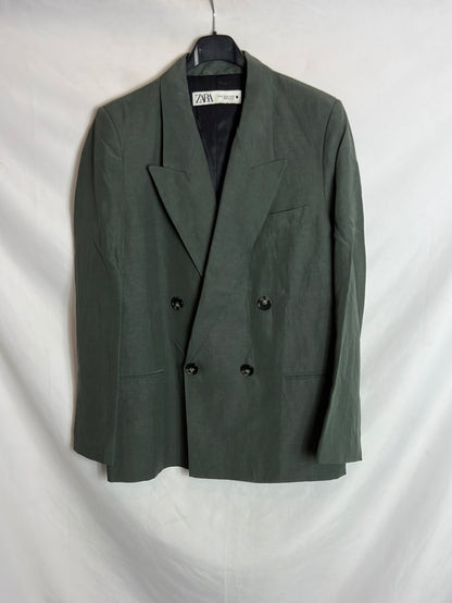 ZARA. Oversized style green blazer. TM