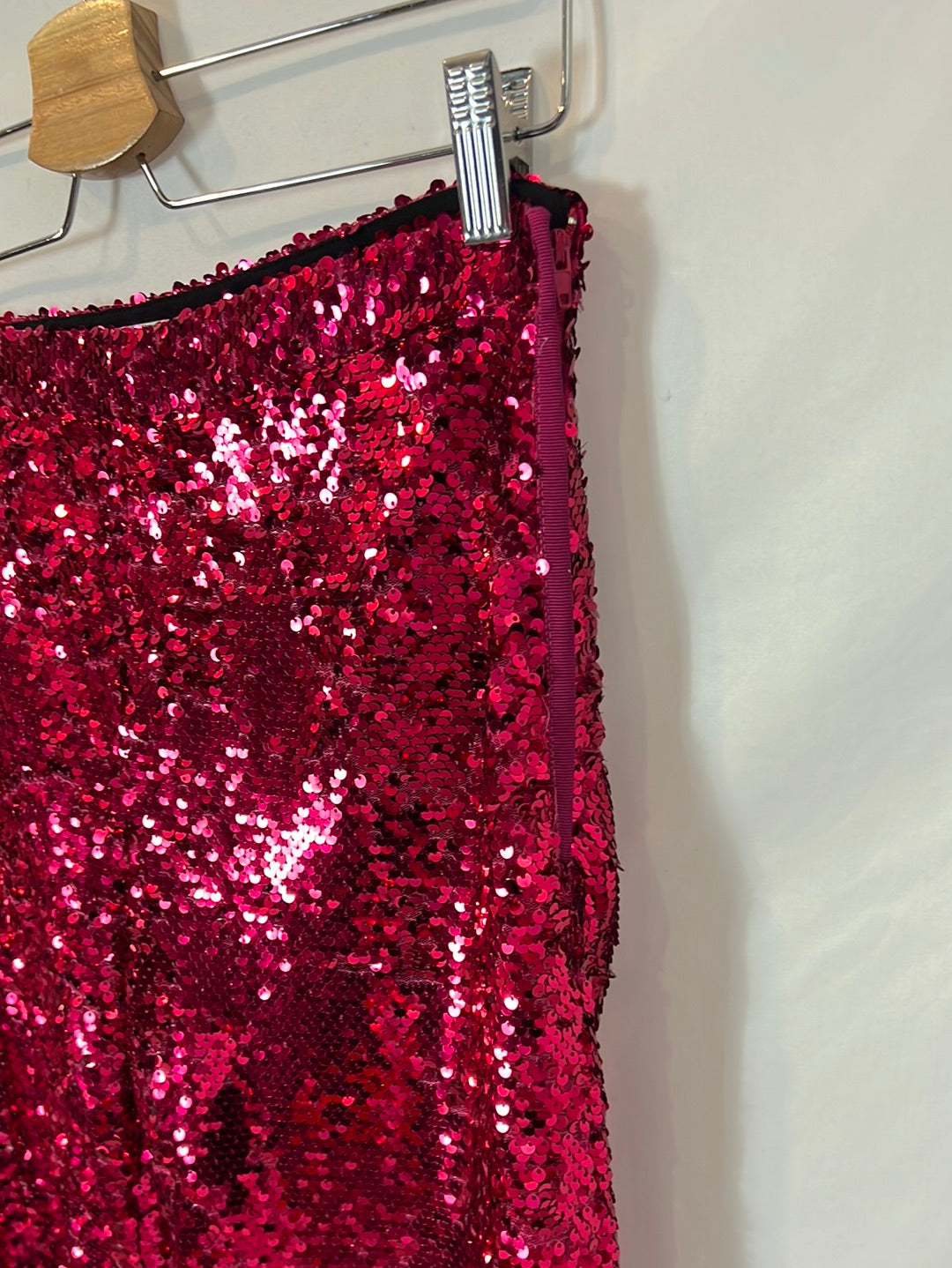 ZARA. Pantalón campana lentejuelas T.xs