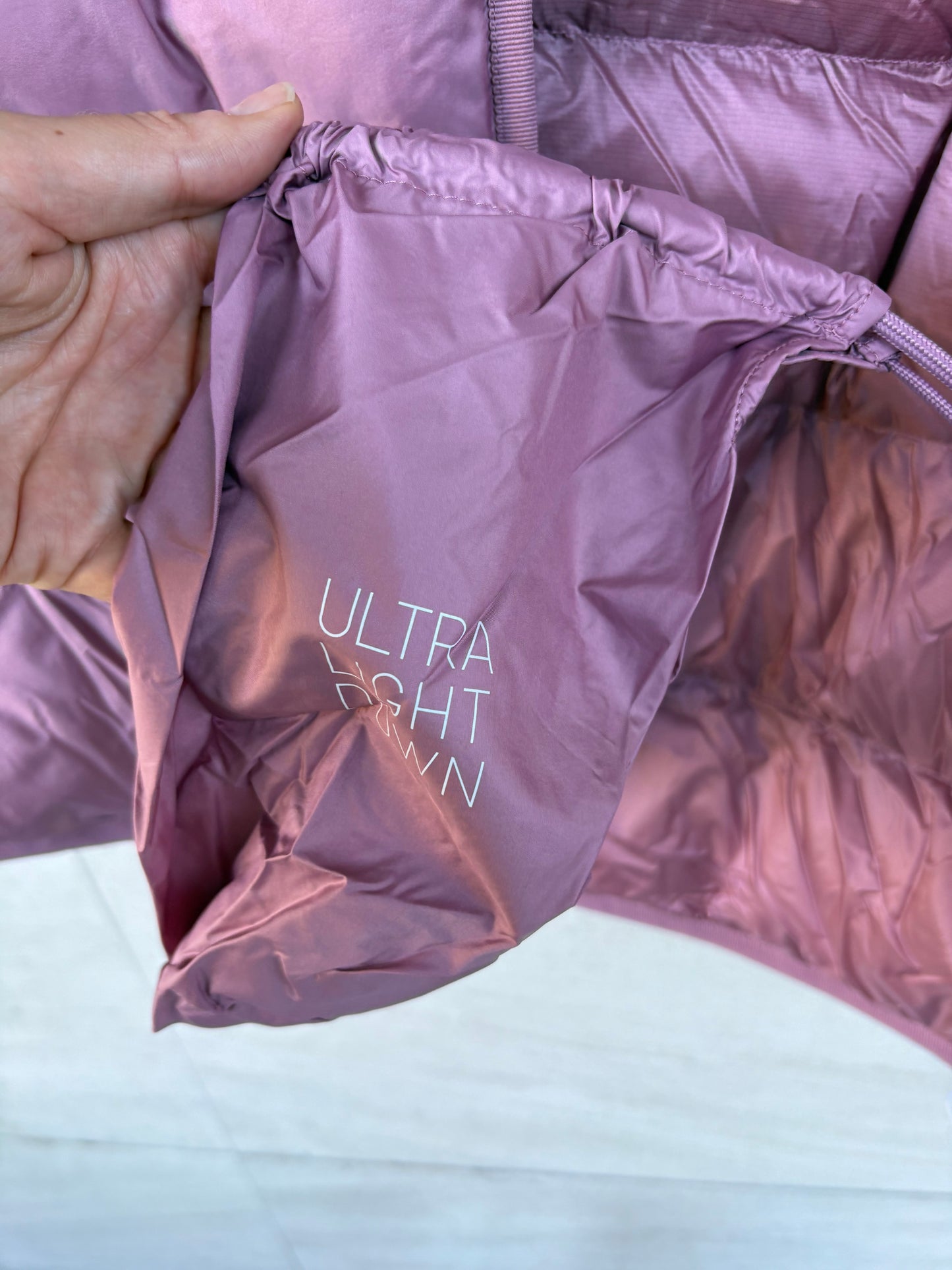 UNIQLO. Pink ultralight down jacket. XS