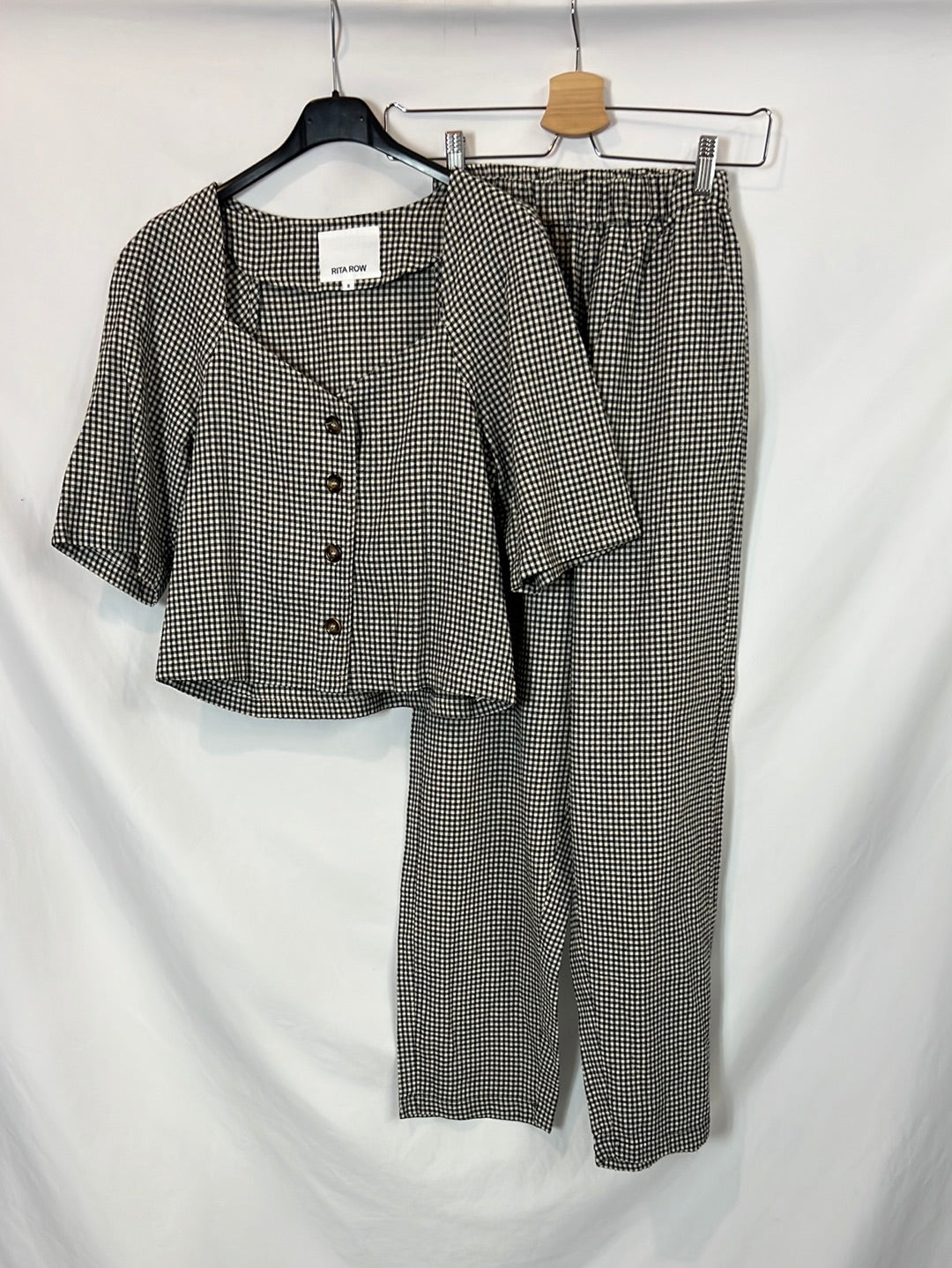 RITA ROW. Total look cuadros vichy T.s