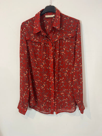 SEE U SOON. Blusa fluida flores. T 2(M)