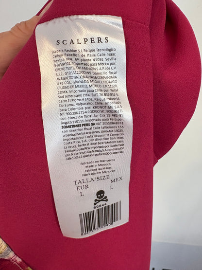 SCALPERS. Vestido largo estampado