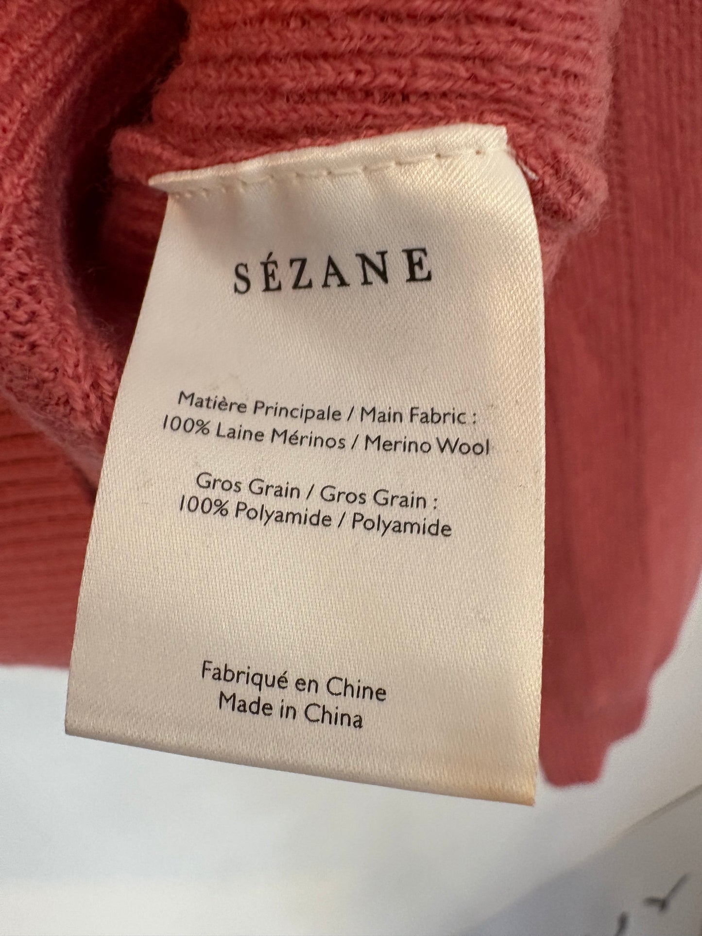 SÉZANE. Chaqueta lana botones